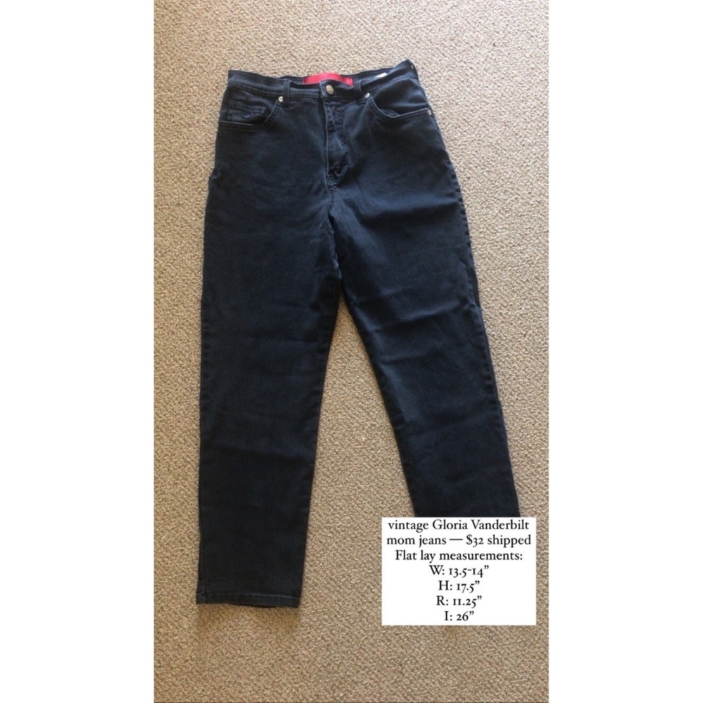 Vintage Gloria Vanderbilt mom jeans